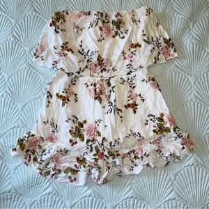 American Eagle Floral Romper